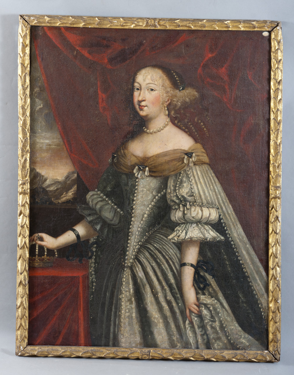 ritratto di Maria Giovanna Battista di Savoia-Nemours (dipinto, opera isolata) di Dufour Laurent (attribuito) (terzo quarto sec. XVII)