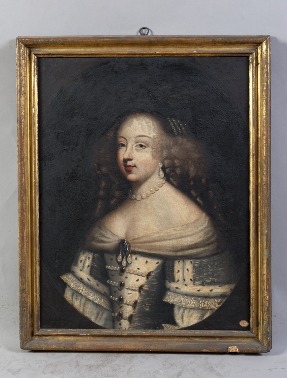 ritratto di Maria Giovanna di Savoia-Nemours (dipinto, opera isolata) di Dufour Laurent (cerchia) (terzo quarto sec. XVII)