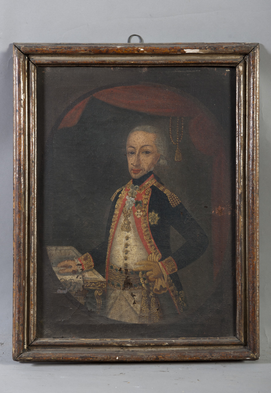 ritratto di Carlo Emanuele IV di Savoia (dipinto, opera isolata) - ambito italiano (fine/ fine secc. XVIII - XIX)