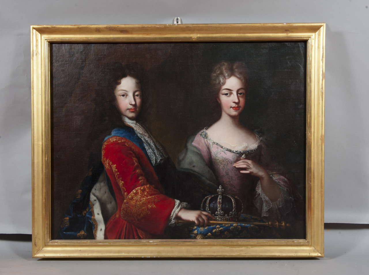 ritratto di Luigi di Francia e di Adelaide di Savoia (dipinto, opera isolata) - ambito francese (fine/ inizio secc. XVII - XVIII)