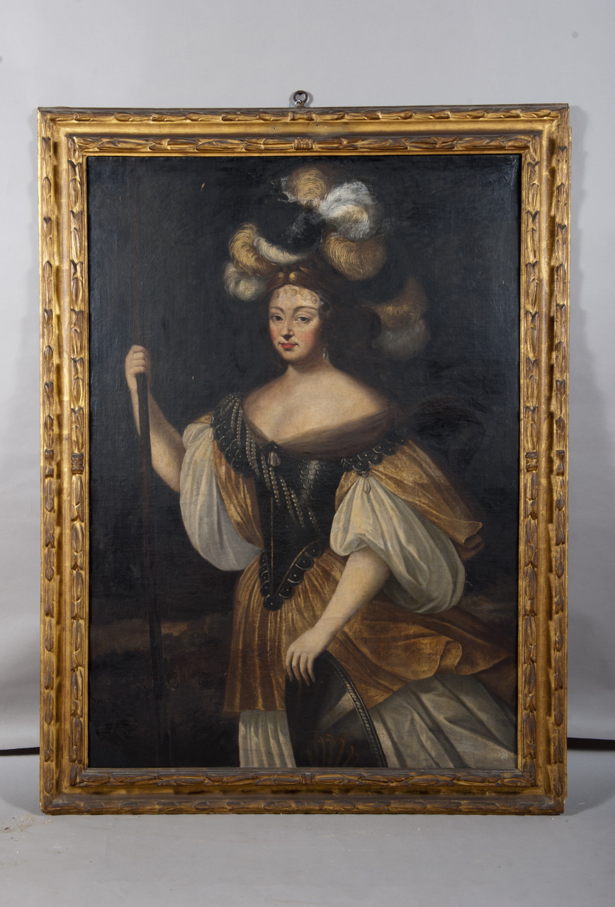 ritratto di Maria Giovanna Battista di Savoia-Nemours (dipinto, opera isolata) - ambito italiano (terzo quarto sec. XVII)