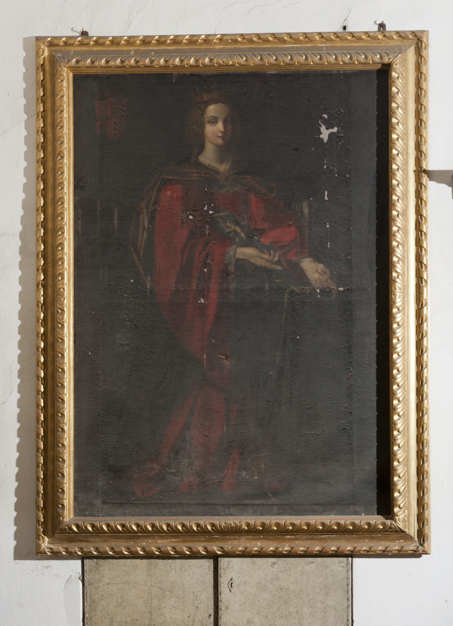 ritratto di Maria di Borgogna (dipinto, opera isolata) - ambito piemontese (sec. XVII)