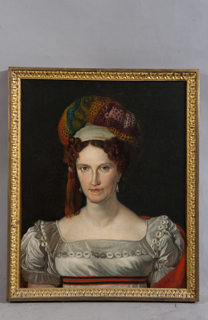 ritratto di Maria Cristina di Borbone-Napoli (dipinto, opera isolata) - ambito italiano (prima metà sec. XIX)
