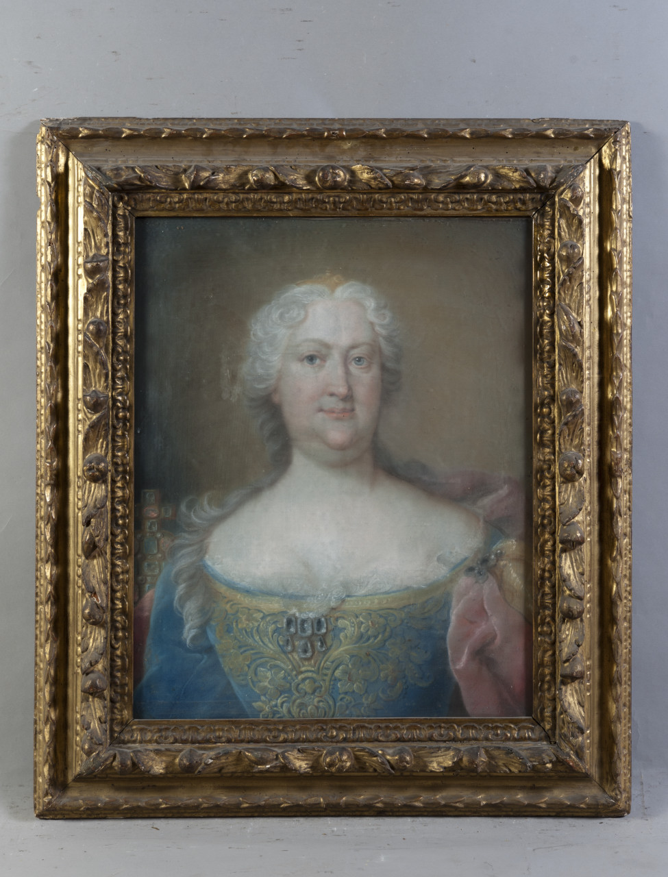 ritratto dell'Imperatrice Elisabetta Cristina Brunswinck Wolfenbuttel (disegno) di Liotard Jean-Etienne (metà sec. XVIII)