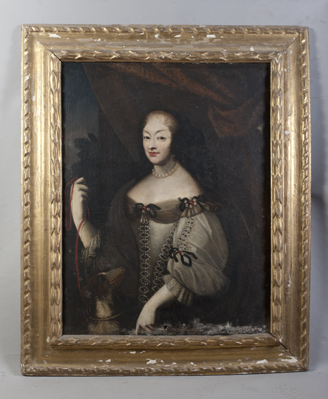 ritratto di Ludovica di Savoia (dipinto, opera isolata) - ambito europeo (seconda metà sec. XVII)