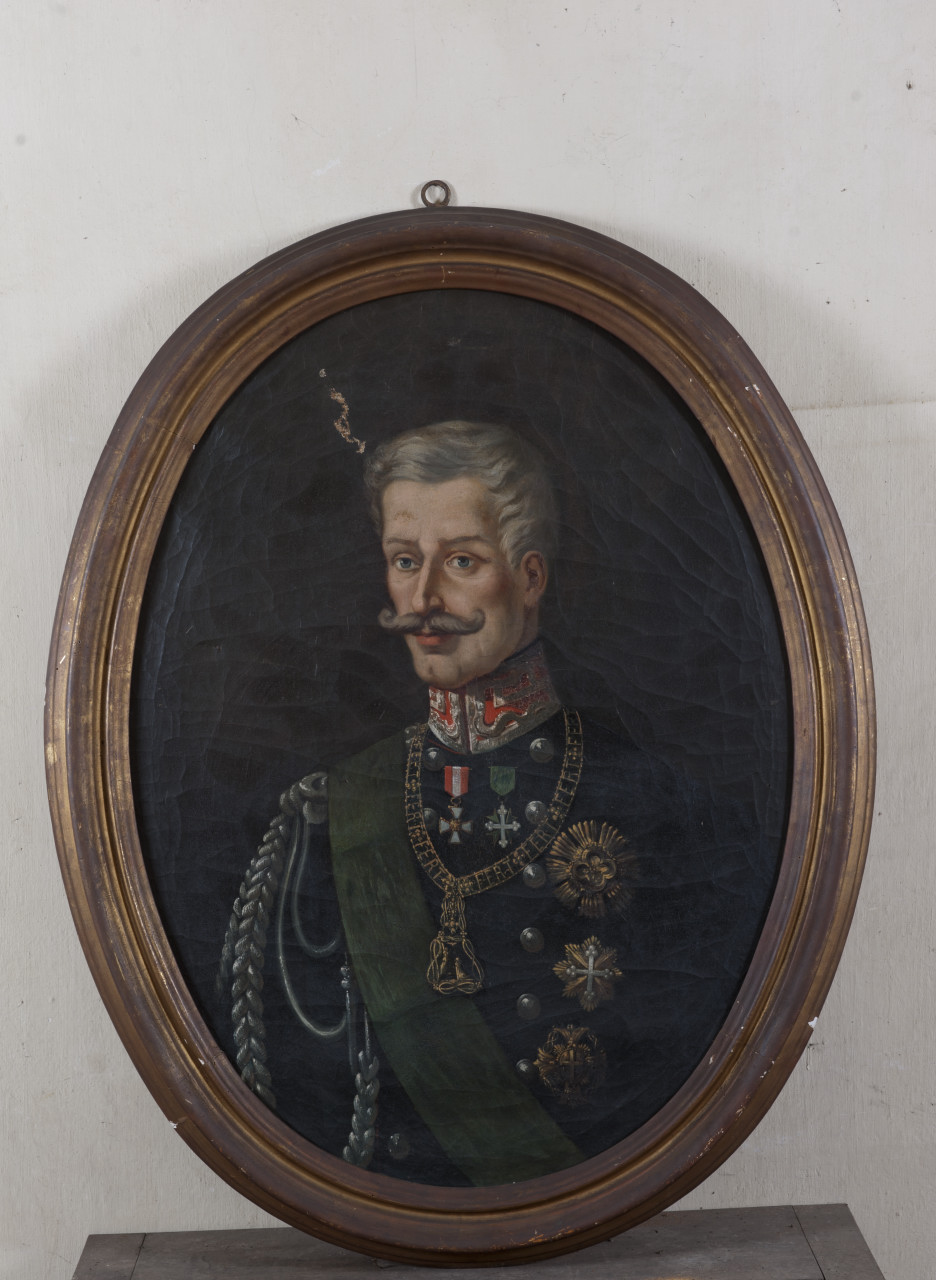 ritratto di Carlo Alberto di Savoia-Carignano (dipinto, opera isolata) - ambito italiano (metà/ inizio secc. XIX - XX)