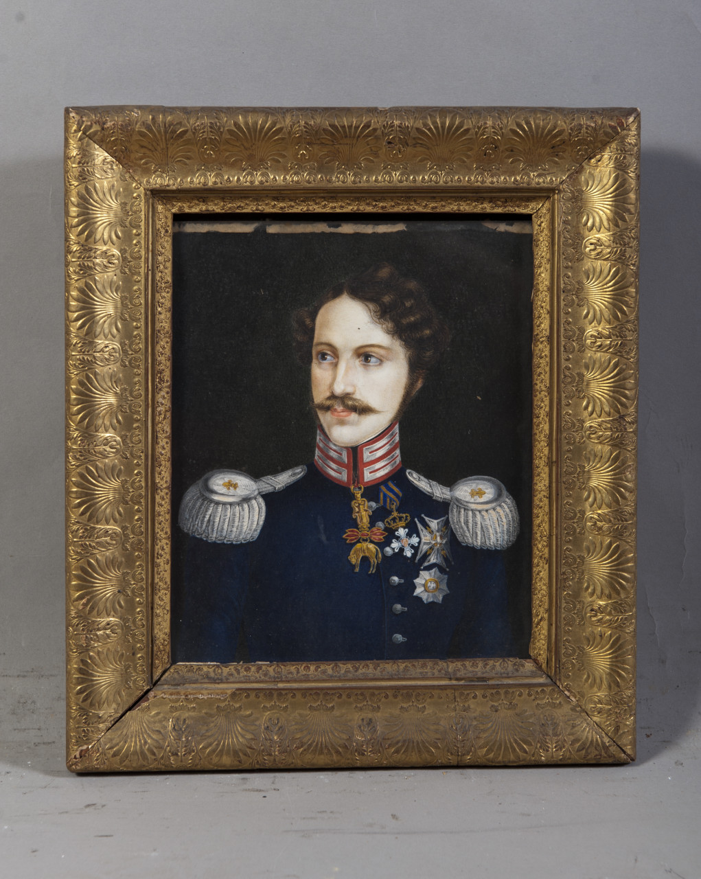 ritratto di Ignoto (acquerello) - ambito italiano (secondo quarto sec. XIX)