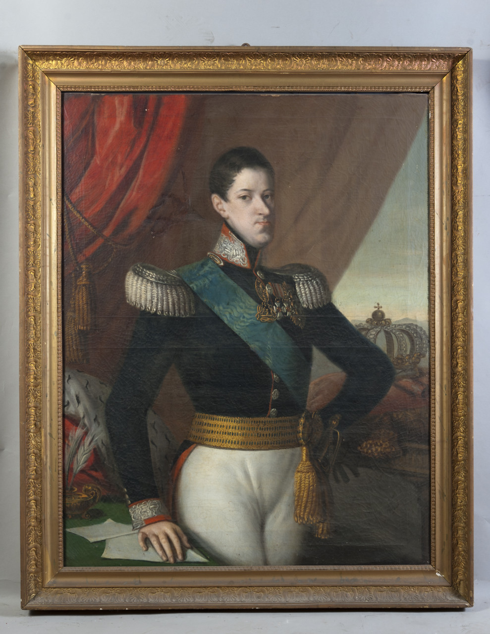 ritratto di Carlo Alberto di Savoia-Carignano (dipinto, opera isolata) - ambito italiano (secondo quarto sec. XIX)
