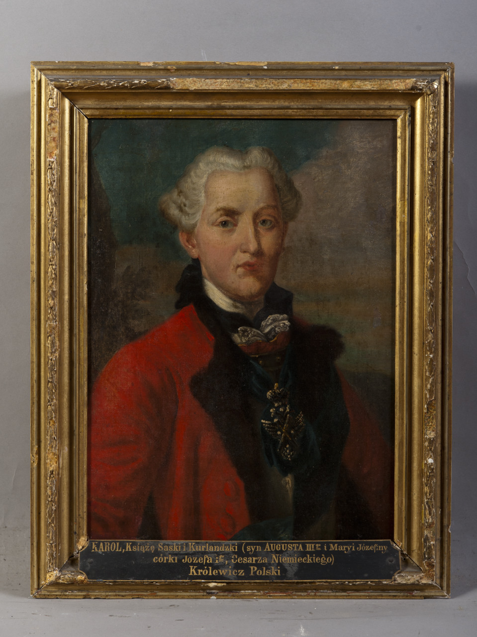 ritratto di Carlo di Sassonia-Curlandia (dipinto, opera isolata) - ambito europeo (seconda metà sec. XVIII)