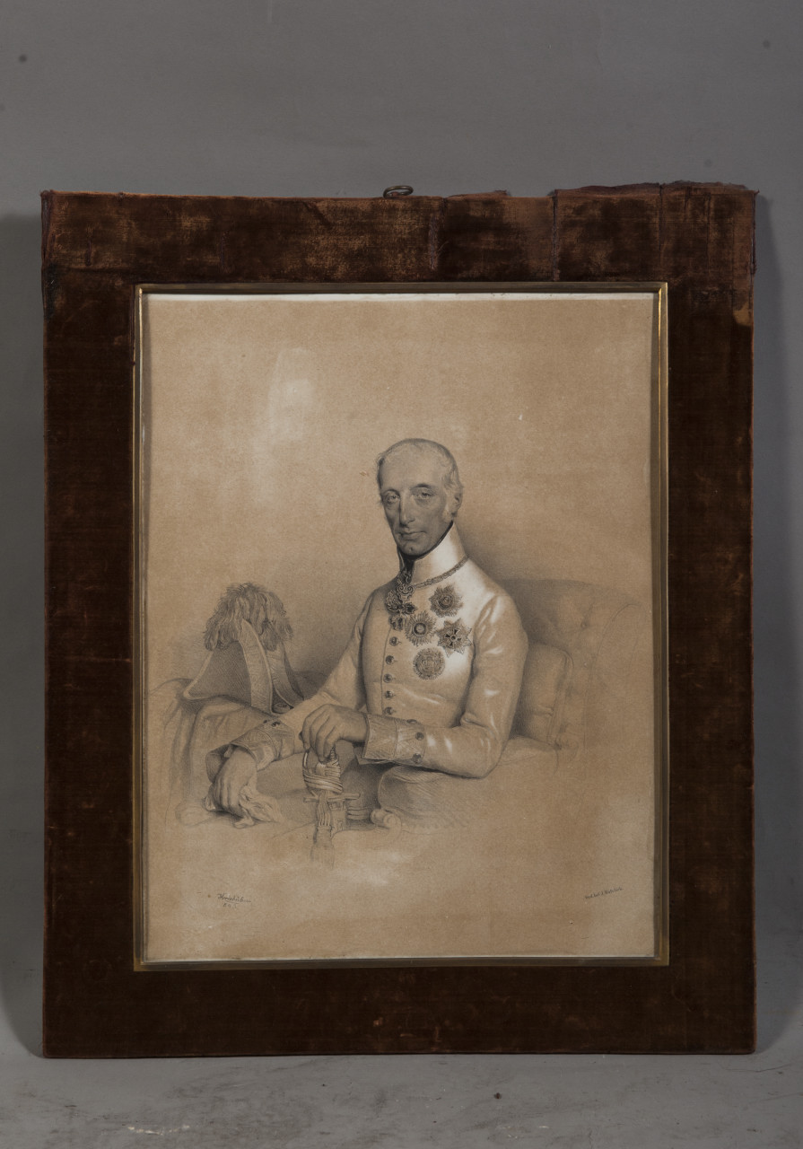 ritratto di Ranieri Giuseppe d'Asburgo Lorena (stampa) di Kriehuber Josef (sec. XIX)