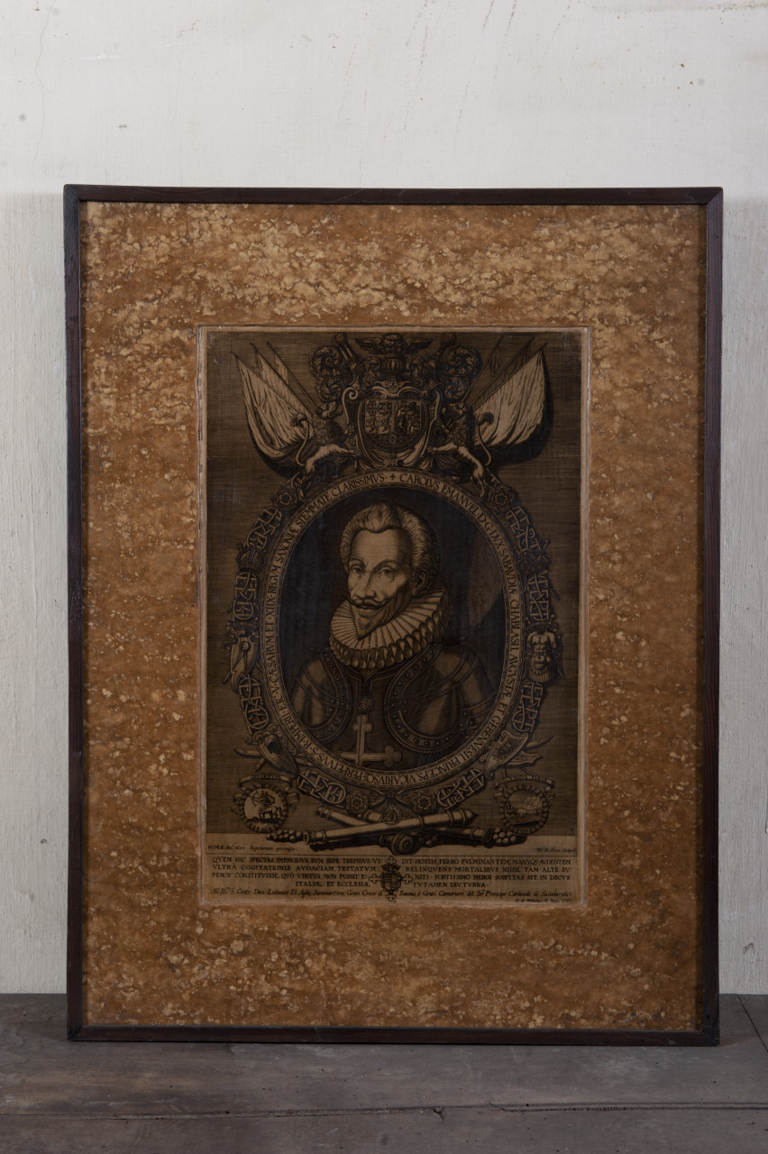 Carlo Emanuele I di Savoia (stampa) di Haen Wilhelm de (sec. XVII)