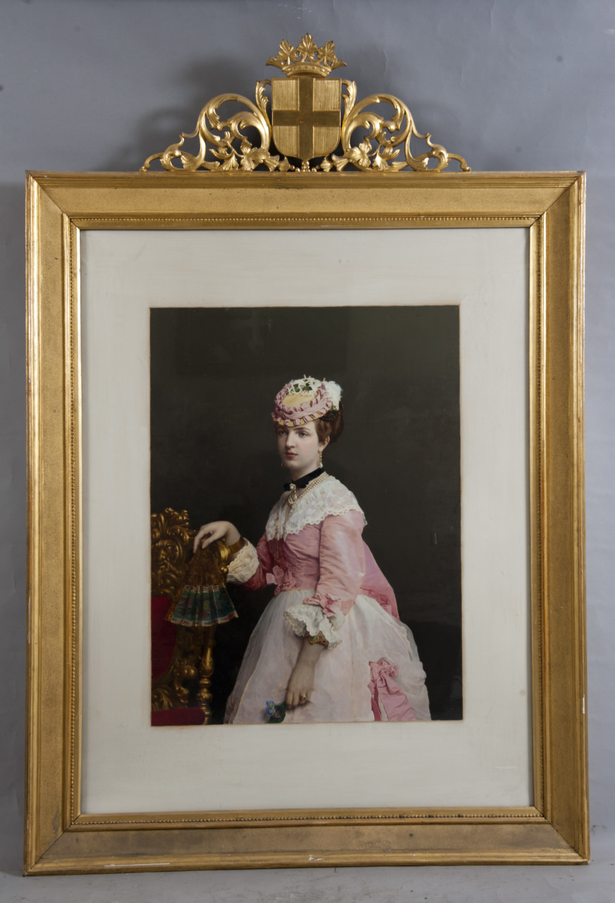 Ritratto di Margherita di Savoia (positivo) di anonimo (XIX)