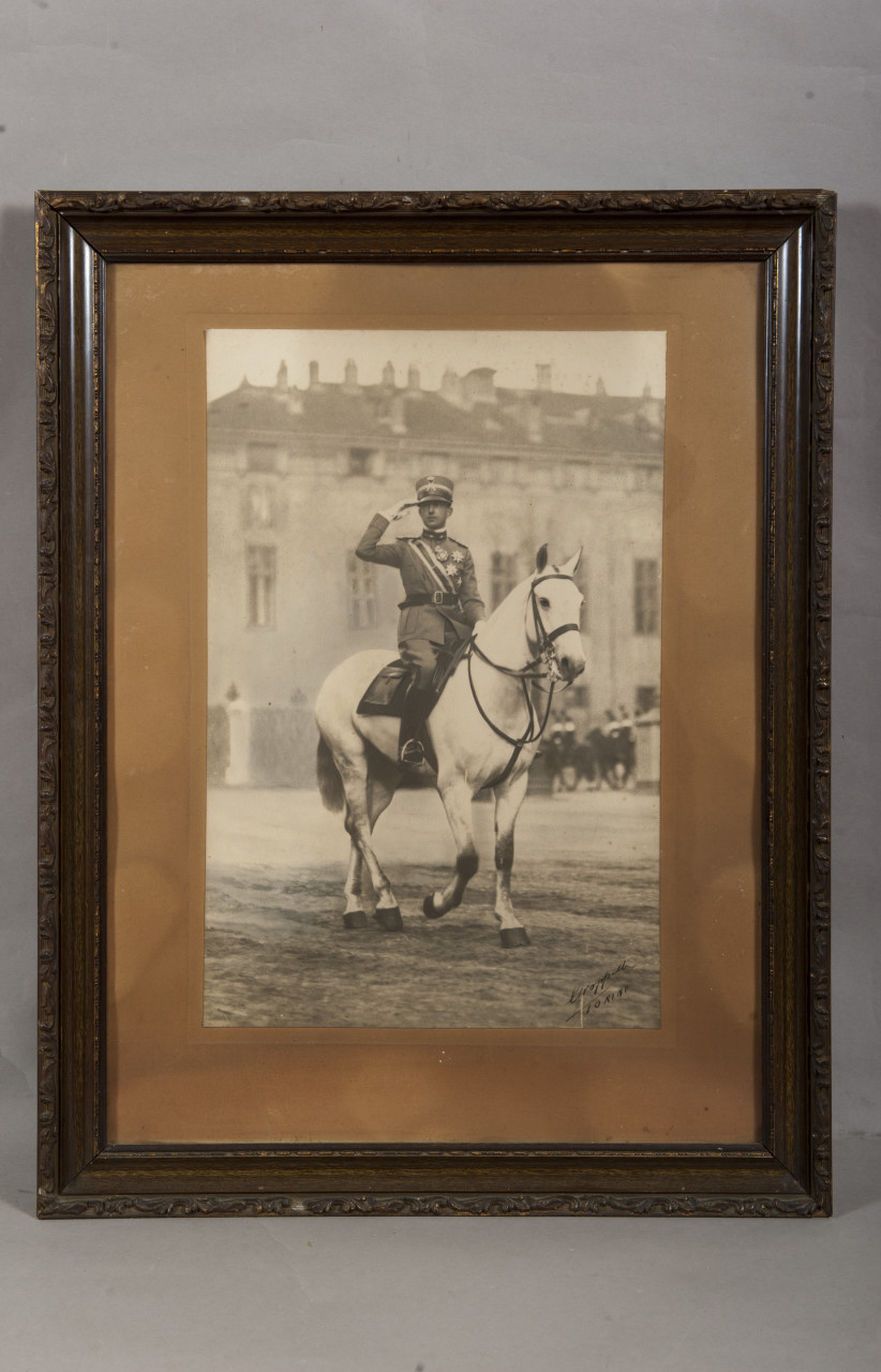 Umberto II di Savoia a cavallo (positivo) di Groppelli (XX)