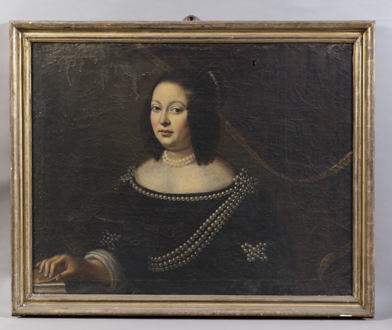 Ritratto di Gieromina del Carretto di Zuccarello (dipinto, opera isolata) - ambito piemontese (terzo quarto sec. XVII)