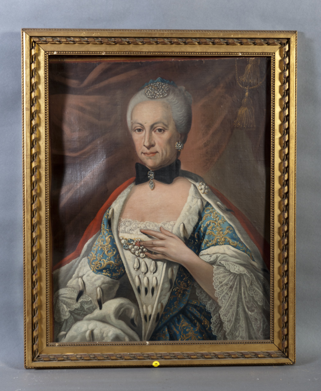 Ritratto di Maria Antonia Ferdinanda di Borbone-Spagna regina di Sardegna (dipinto, opera isolata) - ambito piemontese (seconda metà sec. XVIII)