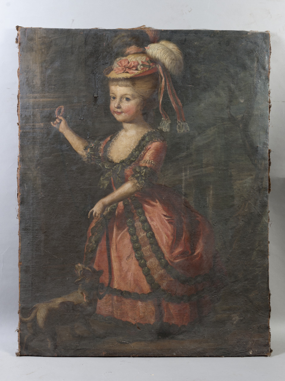 Ritratto di bambina (dipinto, opera isolata) - ambito piemontese (ultimo quarto sec. XVIII)