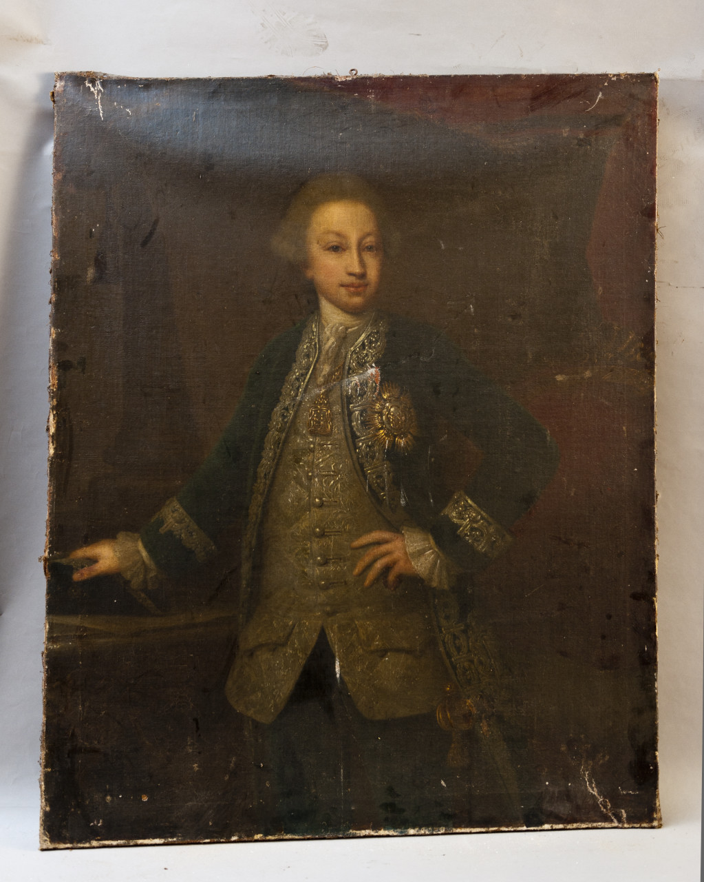 Ritratto di Carlo Emanuele IV di Savoia (dipinto, opera isolata) - ambito piemontese (ultimo quarto sec. XVIII)