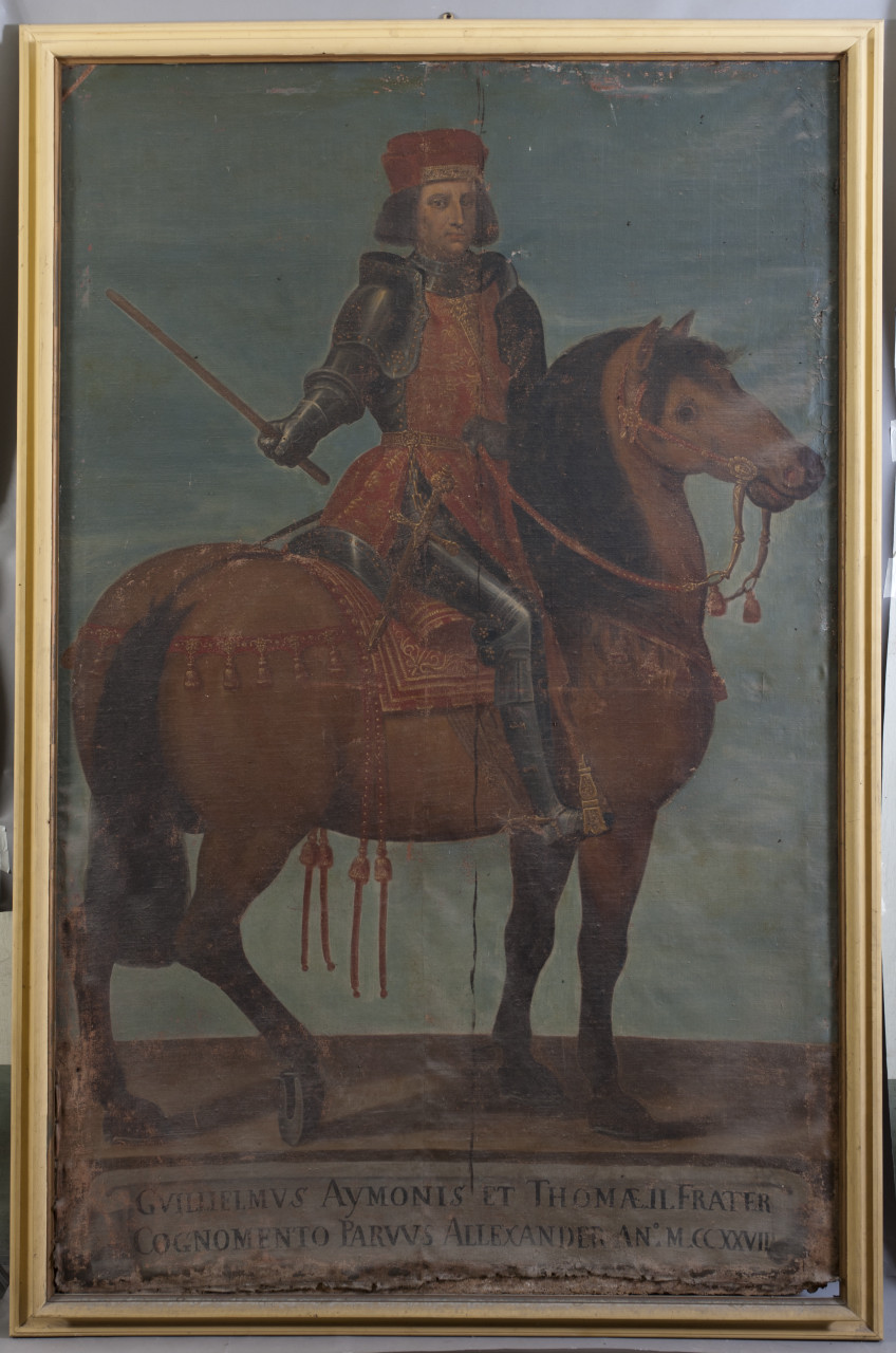 Ritratto di Guglielmo di Savoia (dipinto, opera isolata) - ambito piemontese (prima metà sec. XVIII)