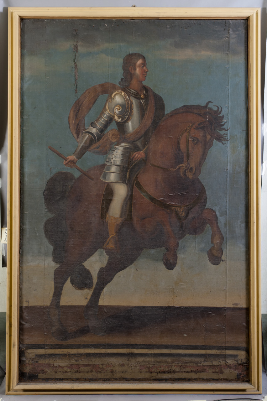 Ritratto di conte di Casa Savoia (dipinto, opera isolata) - ambito piemontese (prima metà sec. XVIII)