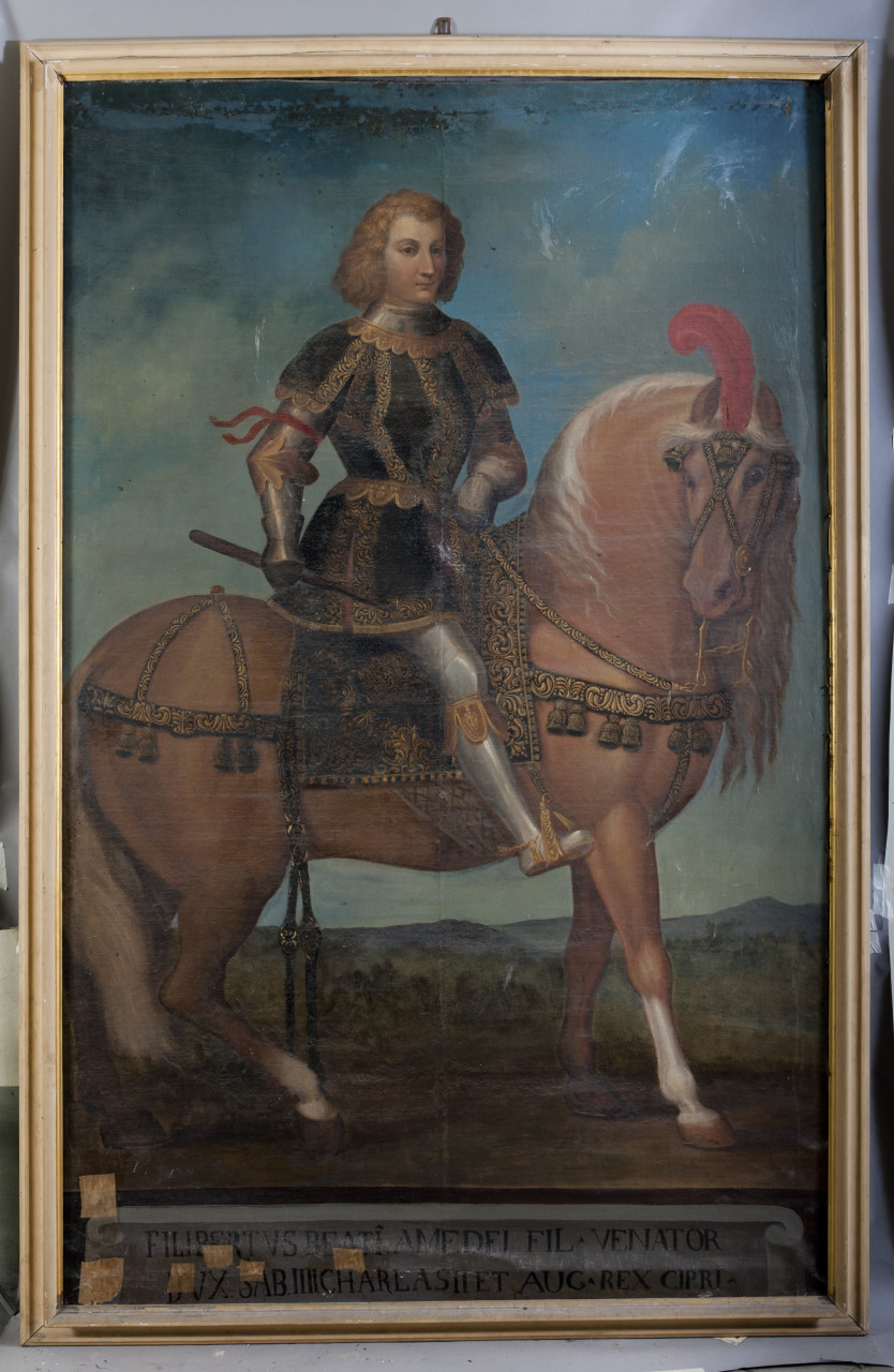 Ritratto di Filiberto I di Savoia (dipinto, opera isolata) - ambito piemontese (prima metà sec. XVIII)