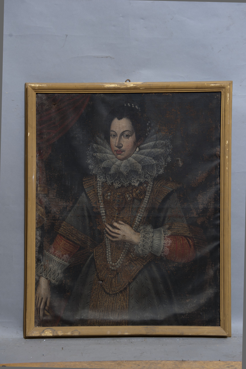 Ritratto di principessa di Casa Savoia (dipinto, opera isolata) - ambito piemontese (fine/ inizio sec. XVI)