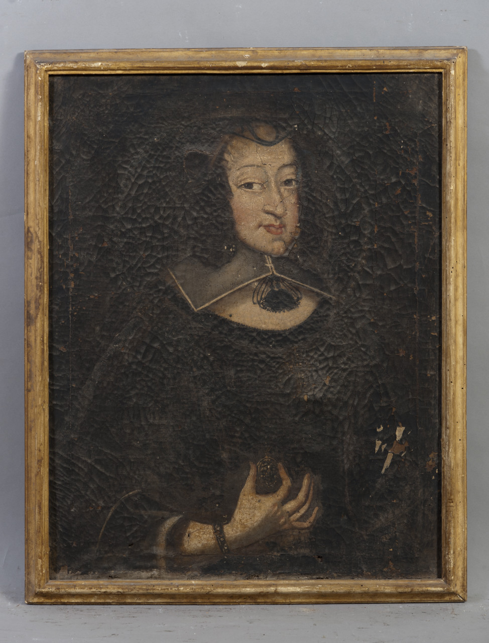 Ritratto di Cristina di Francia (dipinto, opera isolata) - ambito piemontese (sec. XVII)