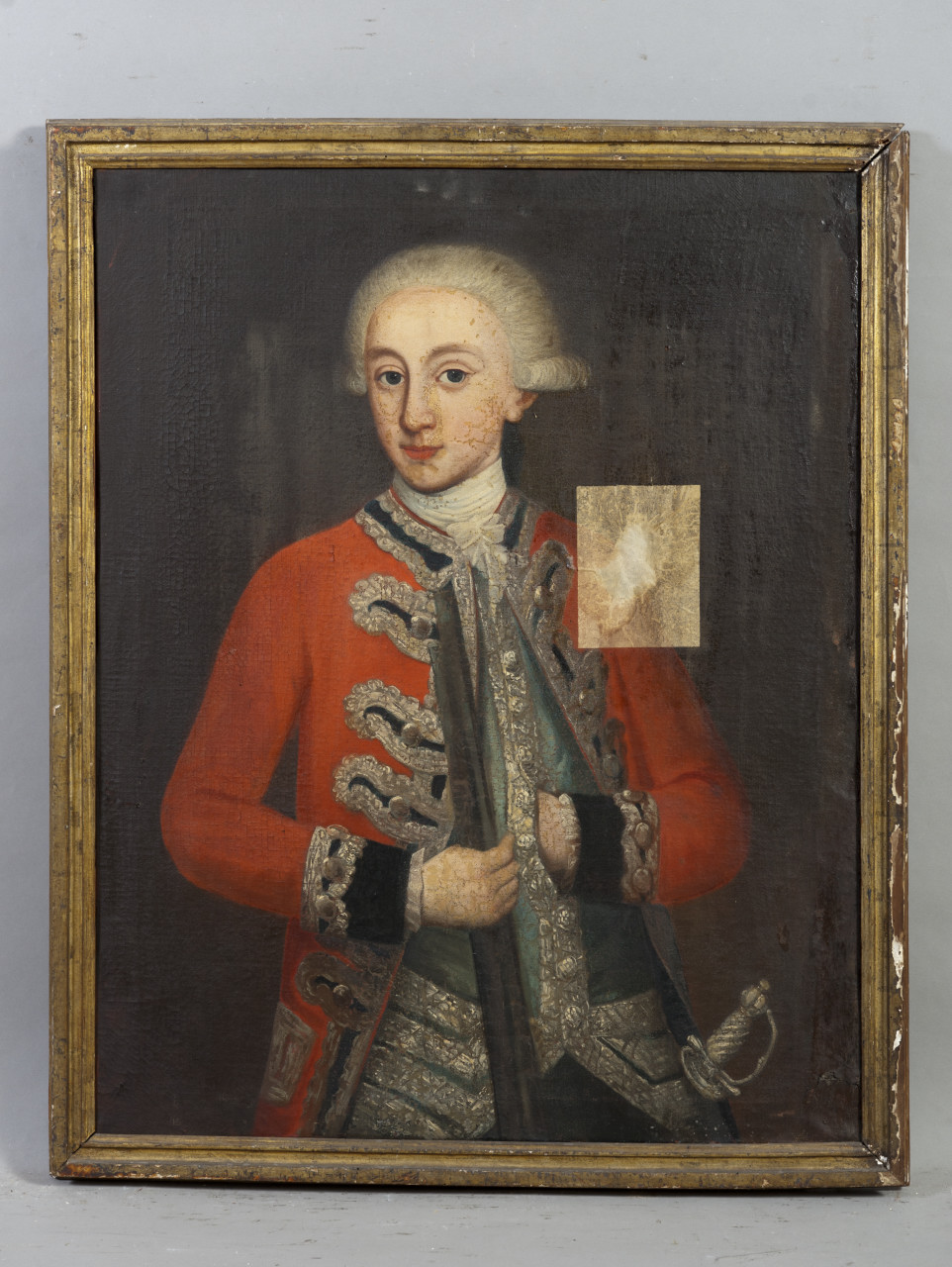 Ritratto di nobiluomo (dipinto, opera isolata) - ambito piemontese (ultimo quarto sec. XVIII)