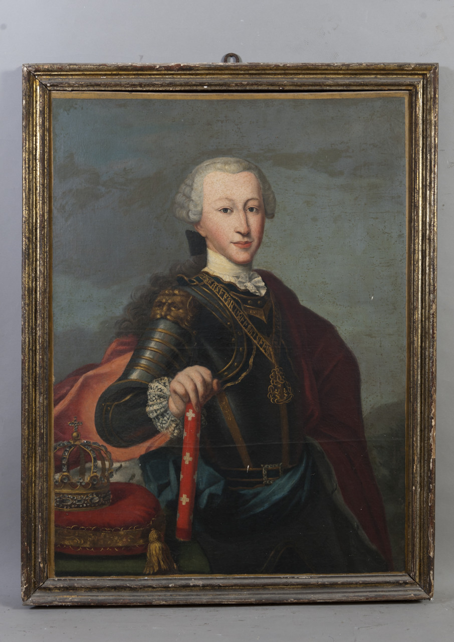 Ritratto di Vittorio Amedeo III di Savoia (dipinto, opera isolata) - ambito piemontese (terzo quarto sec. XVIII)