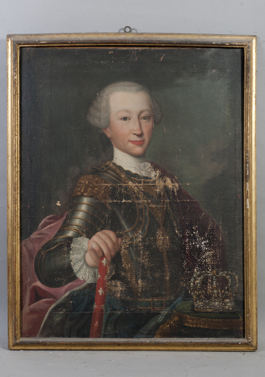 Ritratto di Vittorio Amedeo III (dipinto, opera isolata) - ambito piemontese (terzo quarto sec. XVIII)