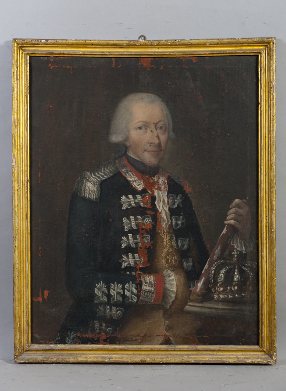 Ritratto di Vittorio Amedeo III di Savoia (dipinto, opera isolata) - ambito piemontese (ultimo quarto sec. XVIII)