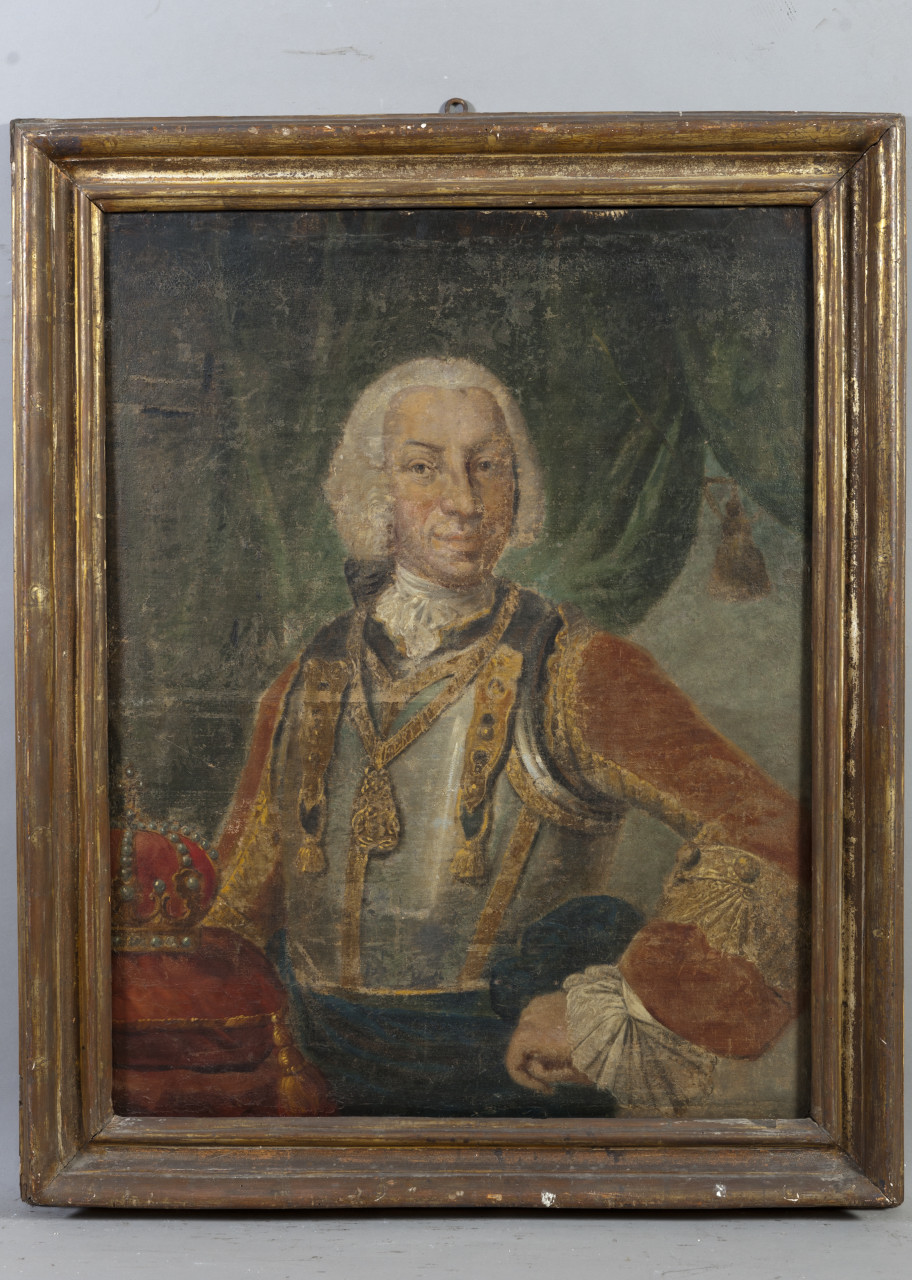 Ritratto di Carlo Emanuele III di Savoia (dipinto, opera isolata) - ambito piemontese (terzo quarto sec. XVIII)