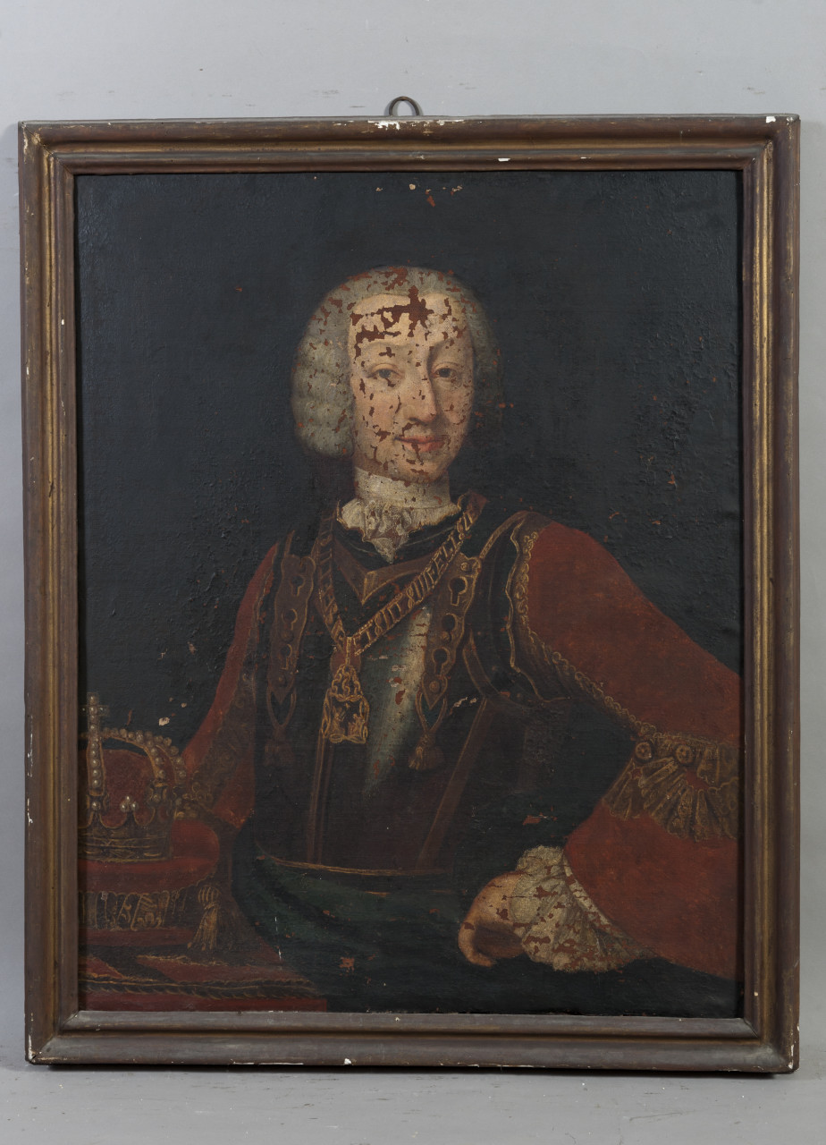Ritratto di Carlo Emanuele III di Savoia (dipinto, opera isolata) - ambito piemontese (terzo quarto sec. XVIII)