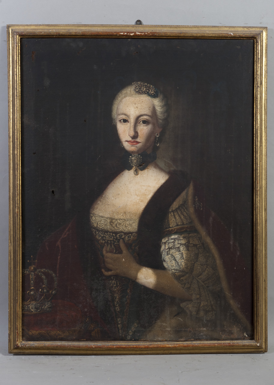 Ritratto di Maria Antonia Ferdinanda di Borbone-Spagna (dipinto, opera isolata) - ambito piemontese (terzo quarto sec. XVIII)