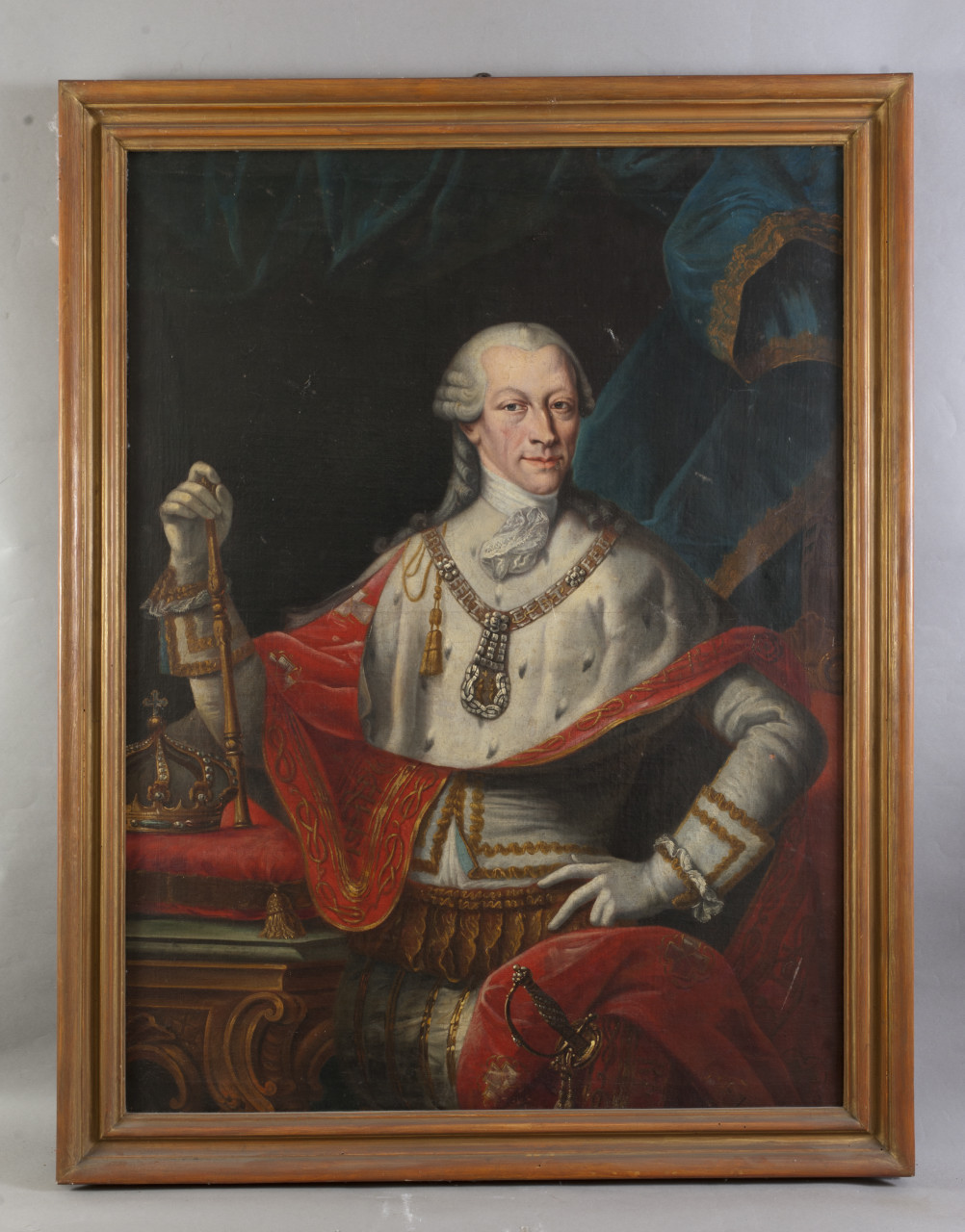 Ritratto di Vittorio Amedeo III re di Sardegna (dipinto, opera isolata) - ambito piemontese (terzo quarto sec. XVIII)