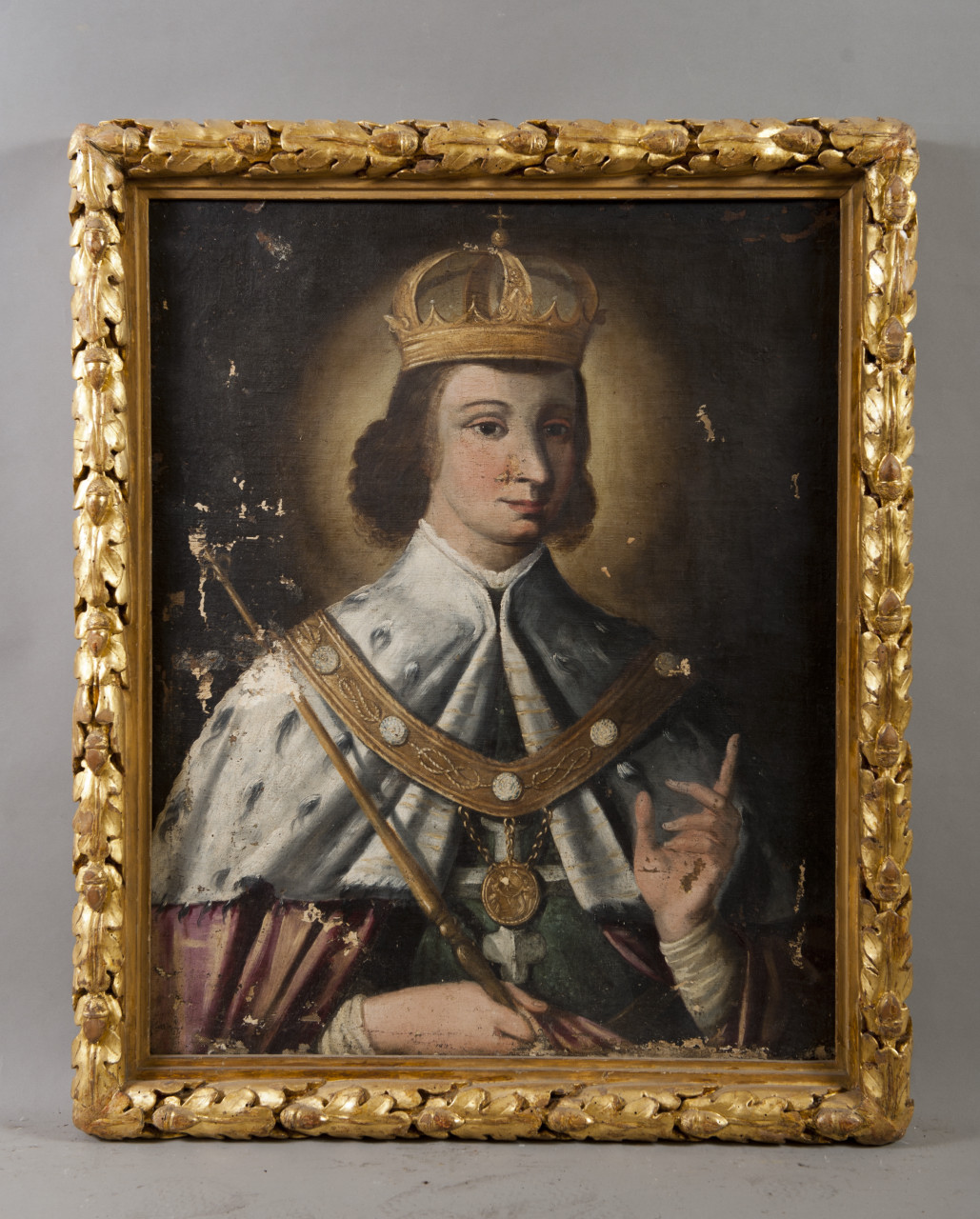 Ritratto di Amedeo IX il Beato (dipinto, opera isolata) - ambito piemontese (ultimo quarto sec. XVII)