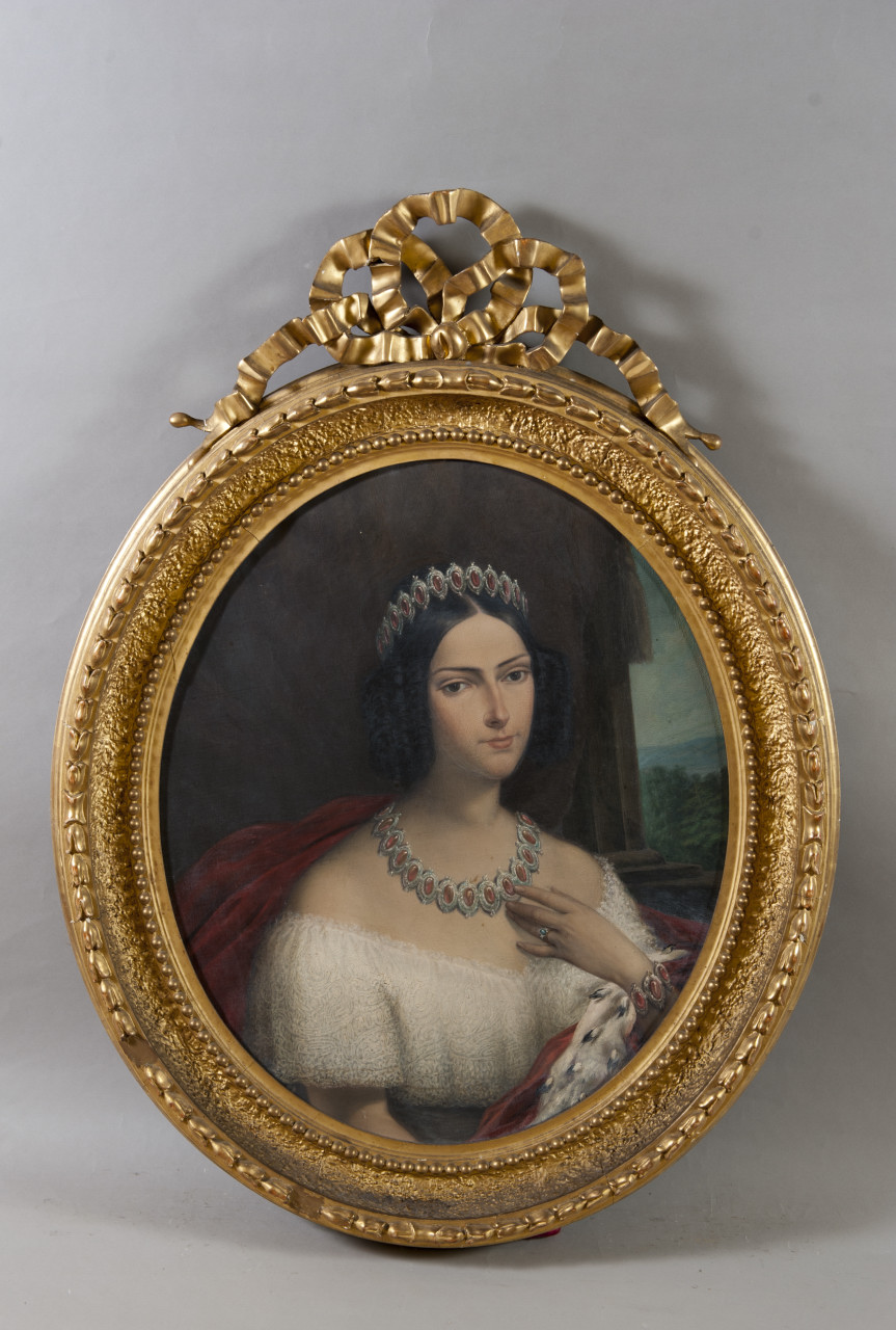 Ritratto di Maria Adelaide di Lorena (dipinto, opera isolata) - ambito piemontese (metà sec. XIX)
