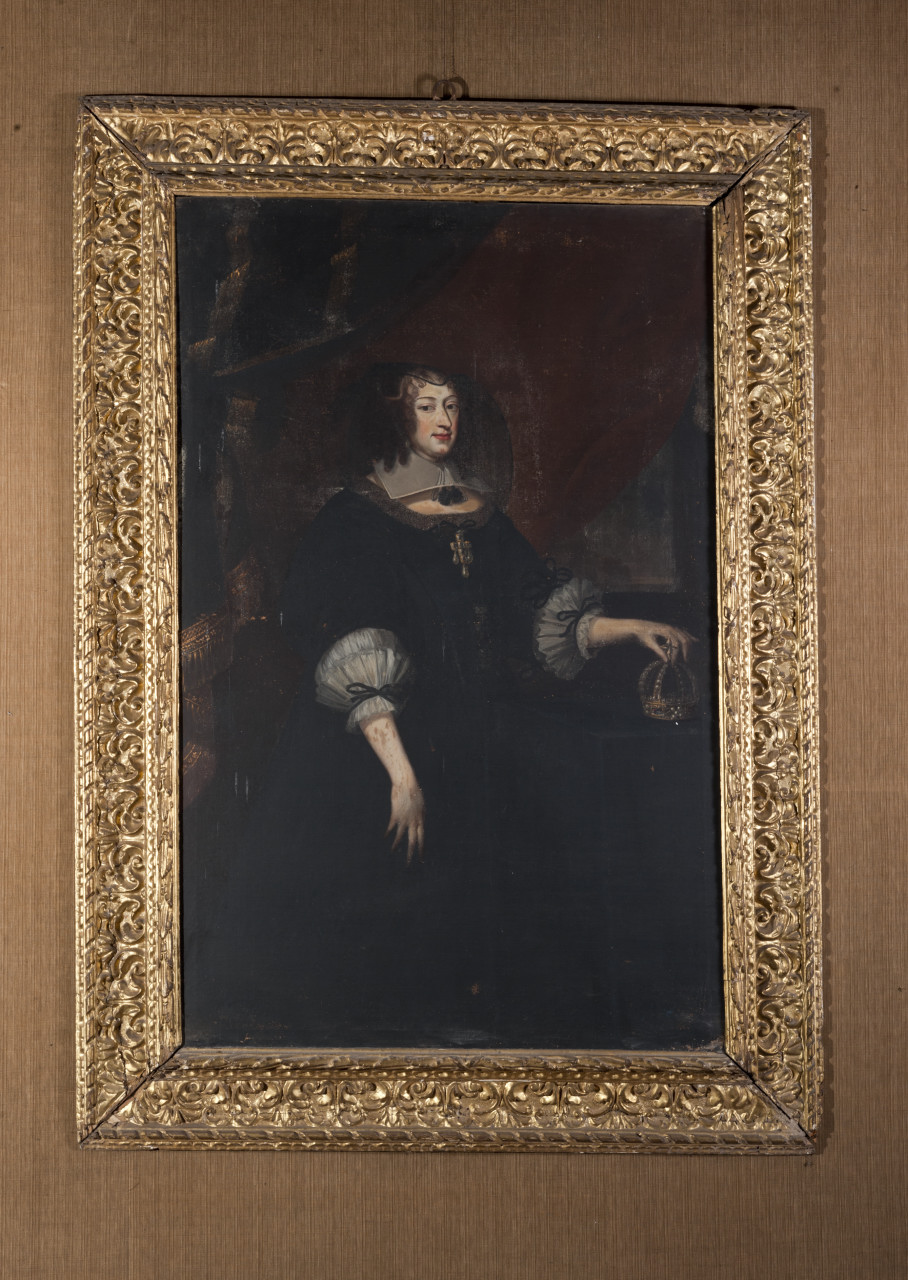 ritratto di Cristina di Francia (dipinto, opera isolata) - ambito piemontese (metà sec. XVII)