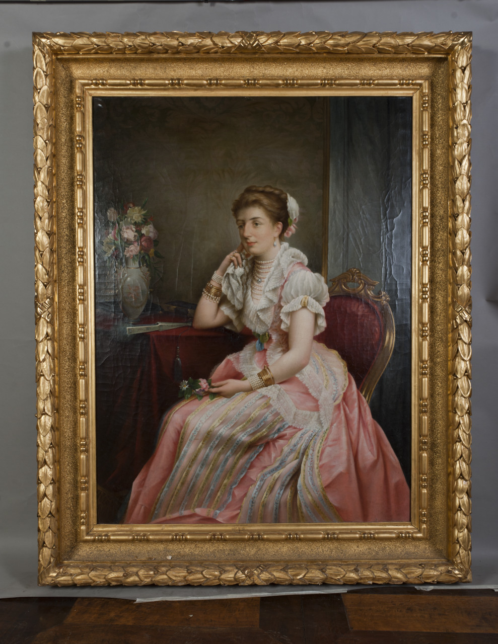 ritratto di Margherita di Savoia (dipinto, opera isolata) - ambito piemontese (ultimo quarto sec. XIX)