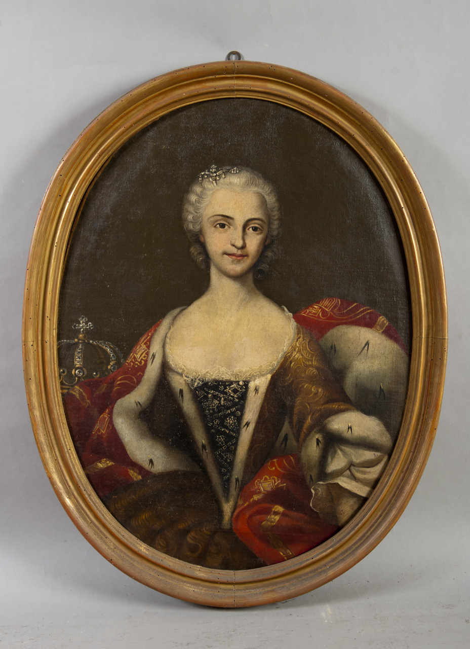 Ritratto di Maria Antonia Ferdinanda di Borbone-Spagna (dipinto, opera isolata) - ambito piemontese (terzo quarto sec. XVIII)