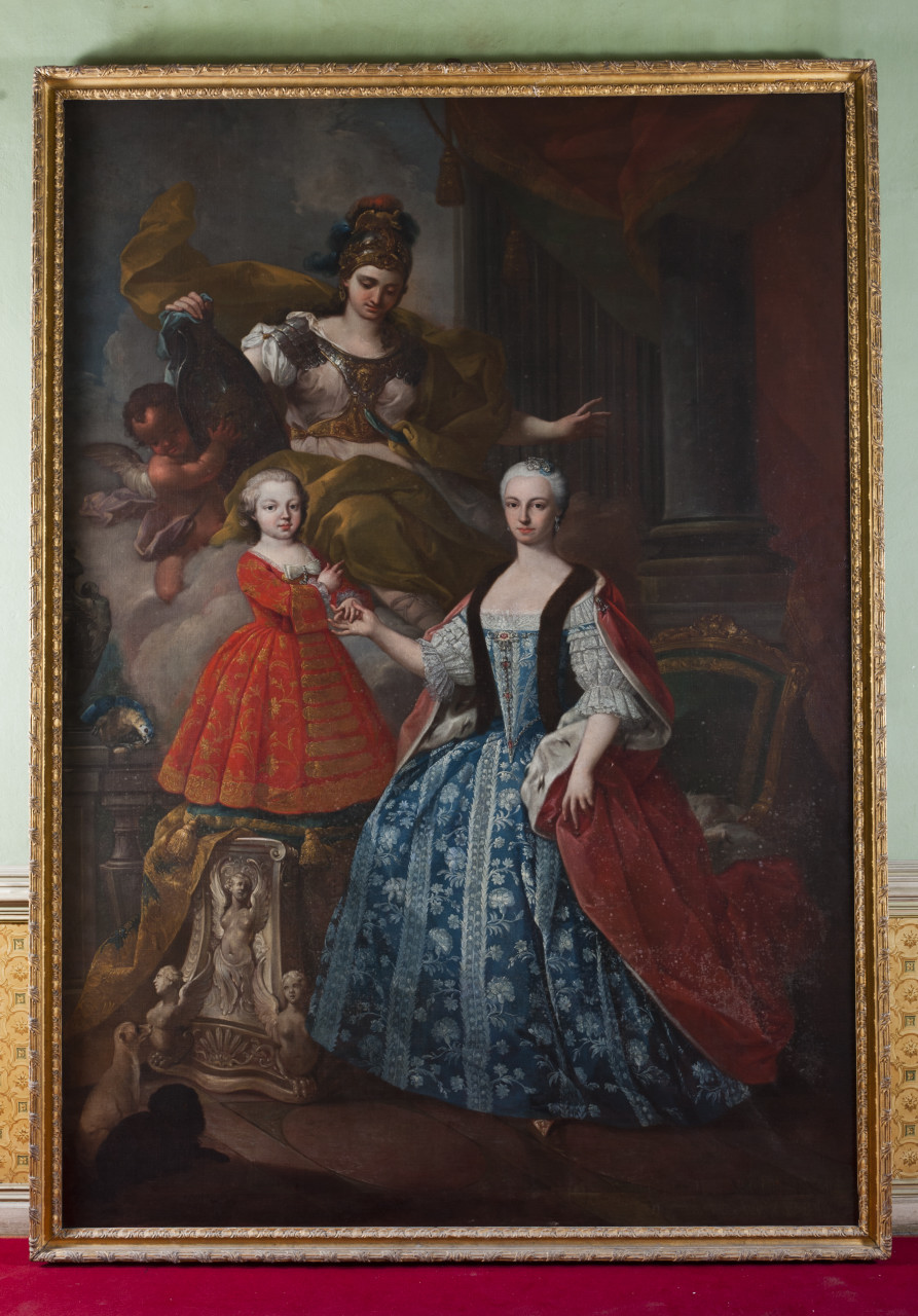 ritratto di Maria Antonia Ferdinanda di Savoia (dipinto, opera isolata) - ambito piemontese (sec. XVIII)