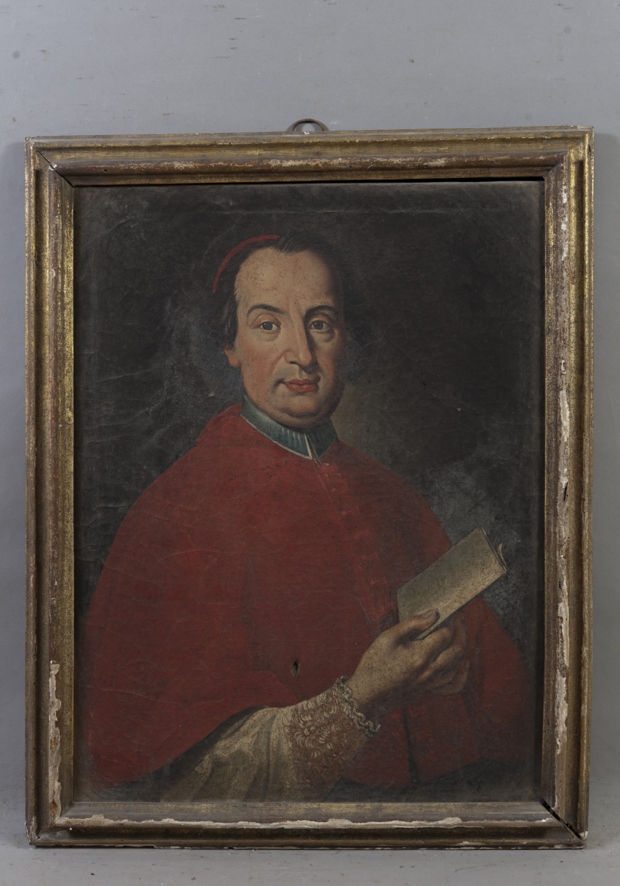 Ritratto del cardinale Gian Giacomo Mille (dipinto, opera isolata) - ambito piemontese (metà sec. XVIII)