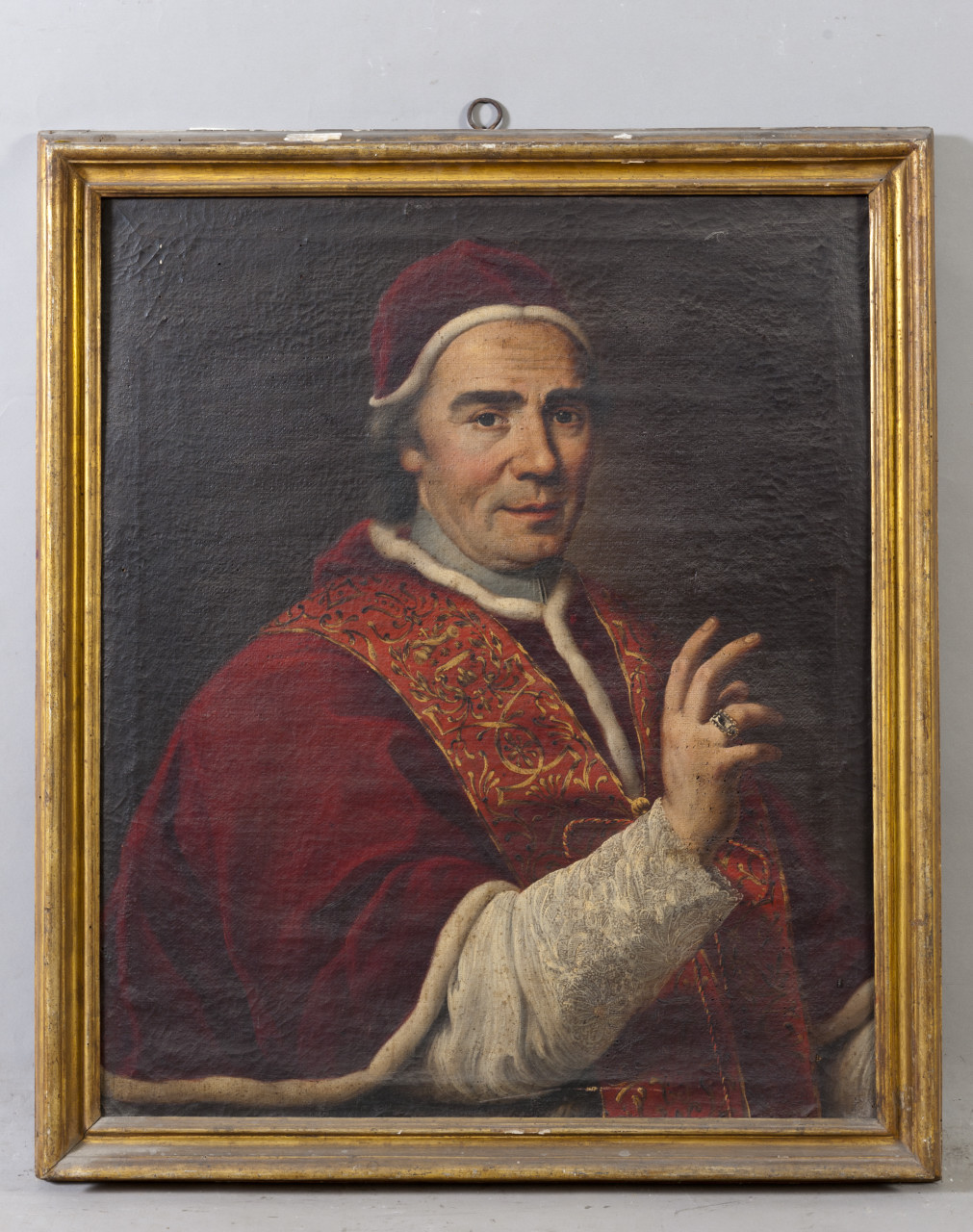 Ritratto di Papa Clemente XIV (dipinto, opera isolata) - ambito piemontese (terzo quarto sec. XVIII)