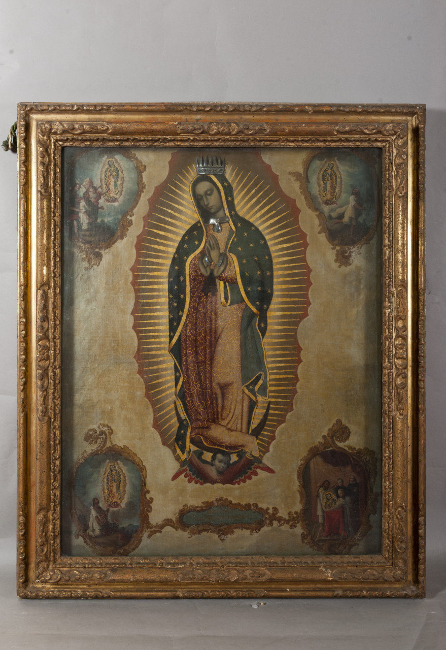 Vergine di Guadalupe (dipinto, opera isolata) - ambito piemontese (metà sec. XVIII)