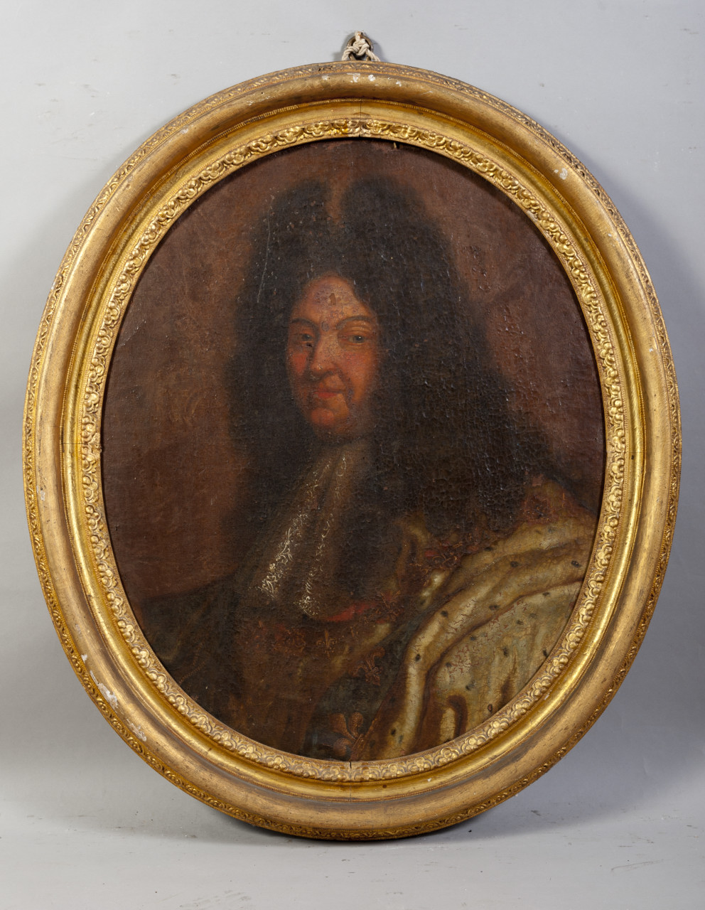Ritratto di Luigi XIV di Borbone (dipinto, opera isolata) - ambito piemontese (seconda metà sec. XVIII)