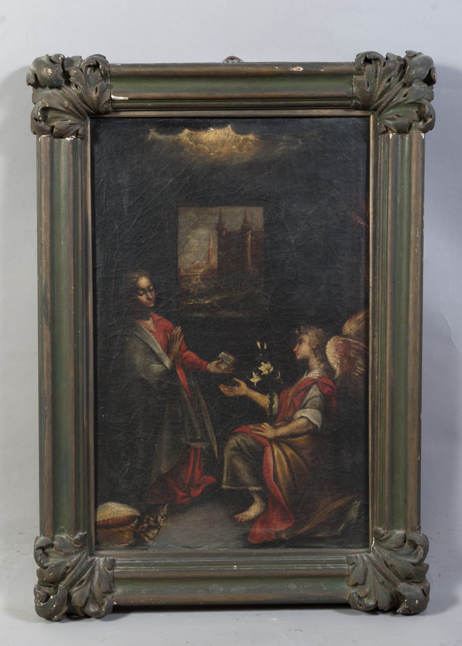 Annunciazione (dipinto, opera isolata) - ambito italiano (prima metà sec. XVIII)