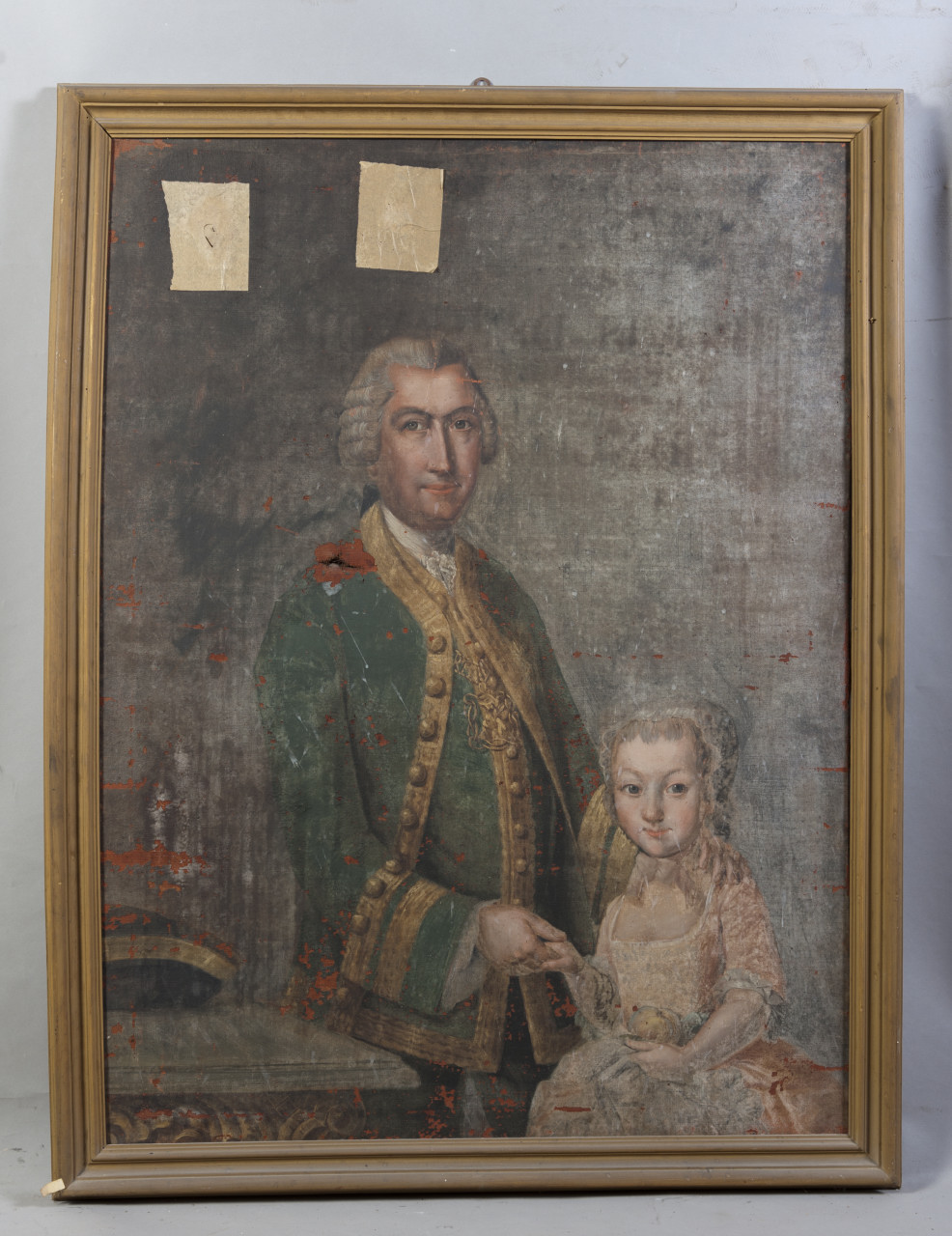 Ritratto di Luigi Vittorio di Savoia Carignano con Teresa Giustina (dipinto, opera isolata) - ambito piemontese (terzo quarto XVIII)