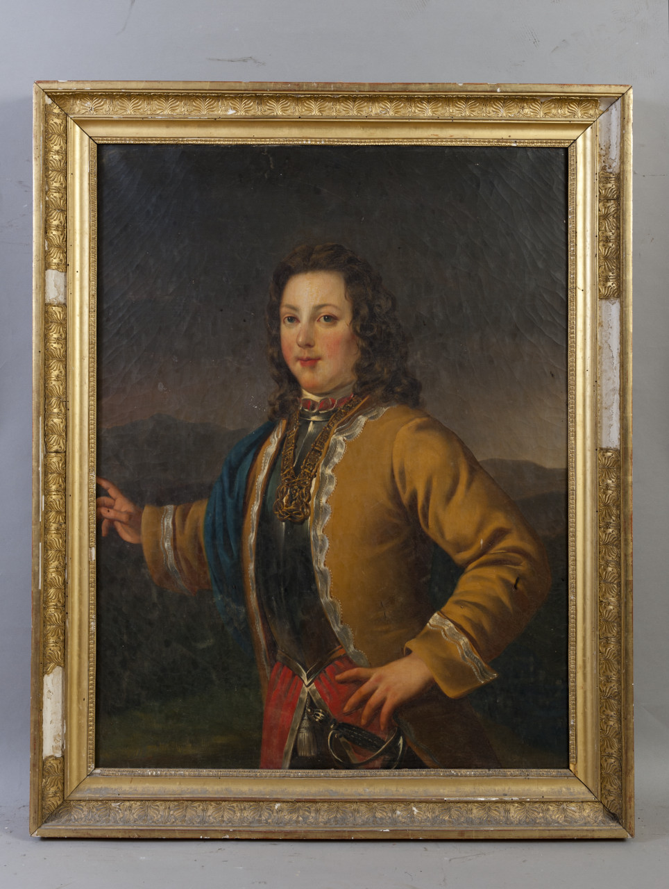 Ritratto di Luigi Tomaso di Savoia Soissons (dipinto, opera isolata) di Fanfani Enrico (attribuito) (metà/ metà sec. XIX)