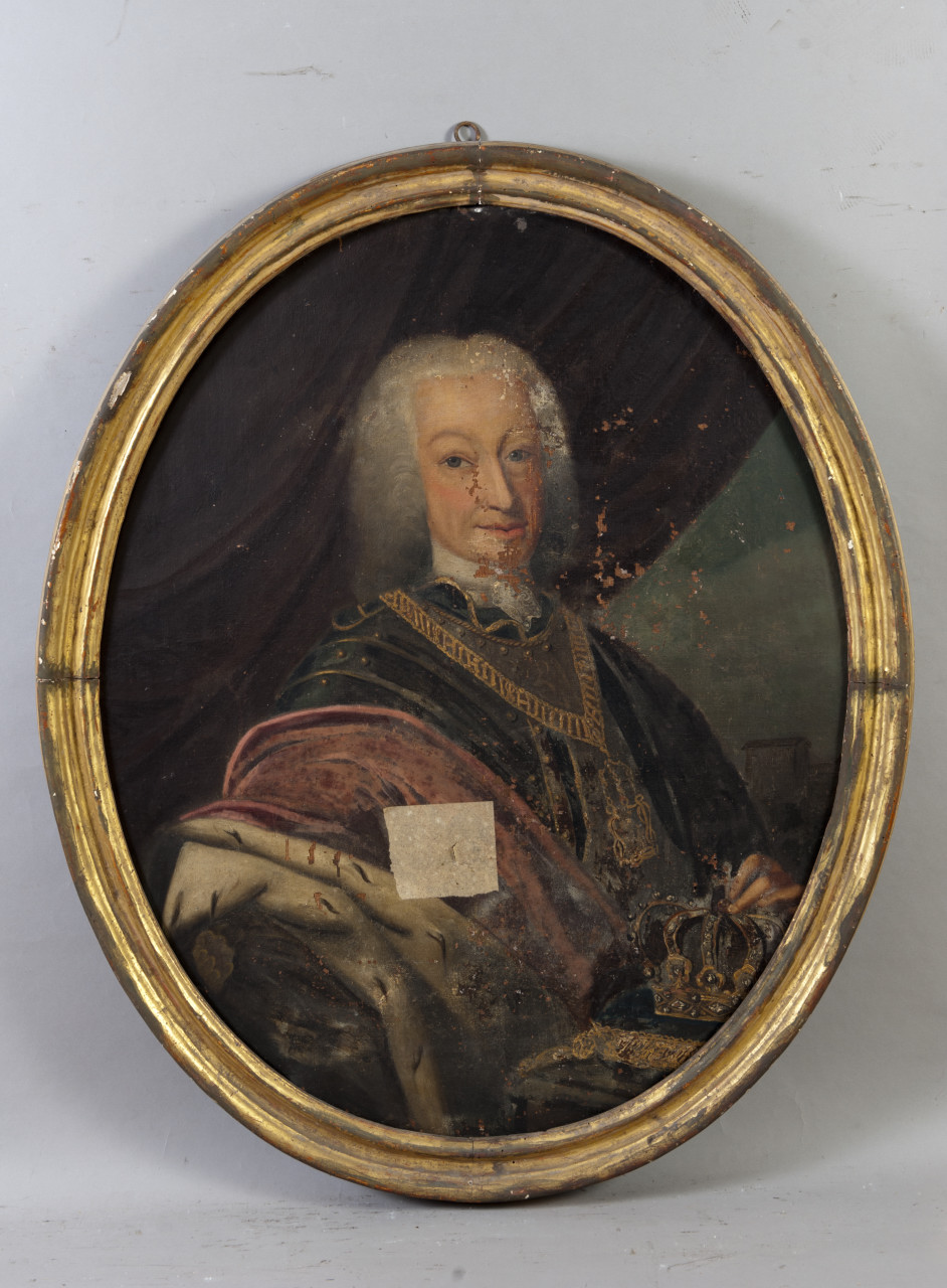 Ritratto di Carlo Emanuele III (dipinto, opera isolata) - ambito piemontese (metà sec. XVIII)