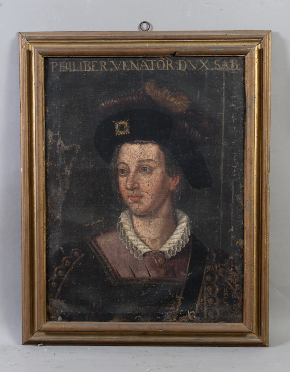 Ritratto di Filiberto I di Savoia (dipinto, opera isolata) - ambito piemontese (seconda metà sec. XVIII)