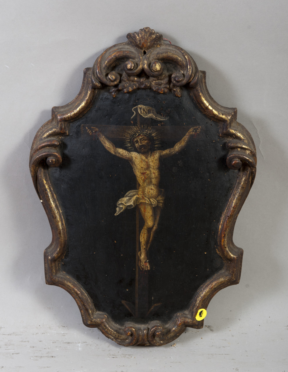 Cristo crocifisso (dipinto, opera isolata) - ambito piemontese (metà/ metà sec. XVIII)
